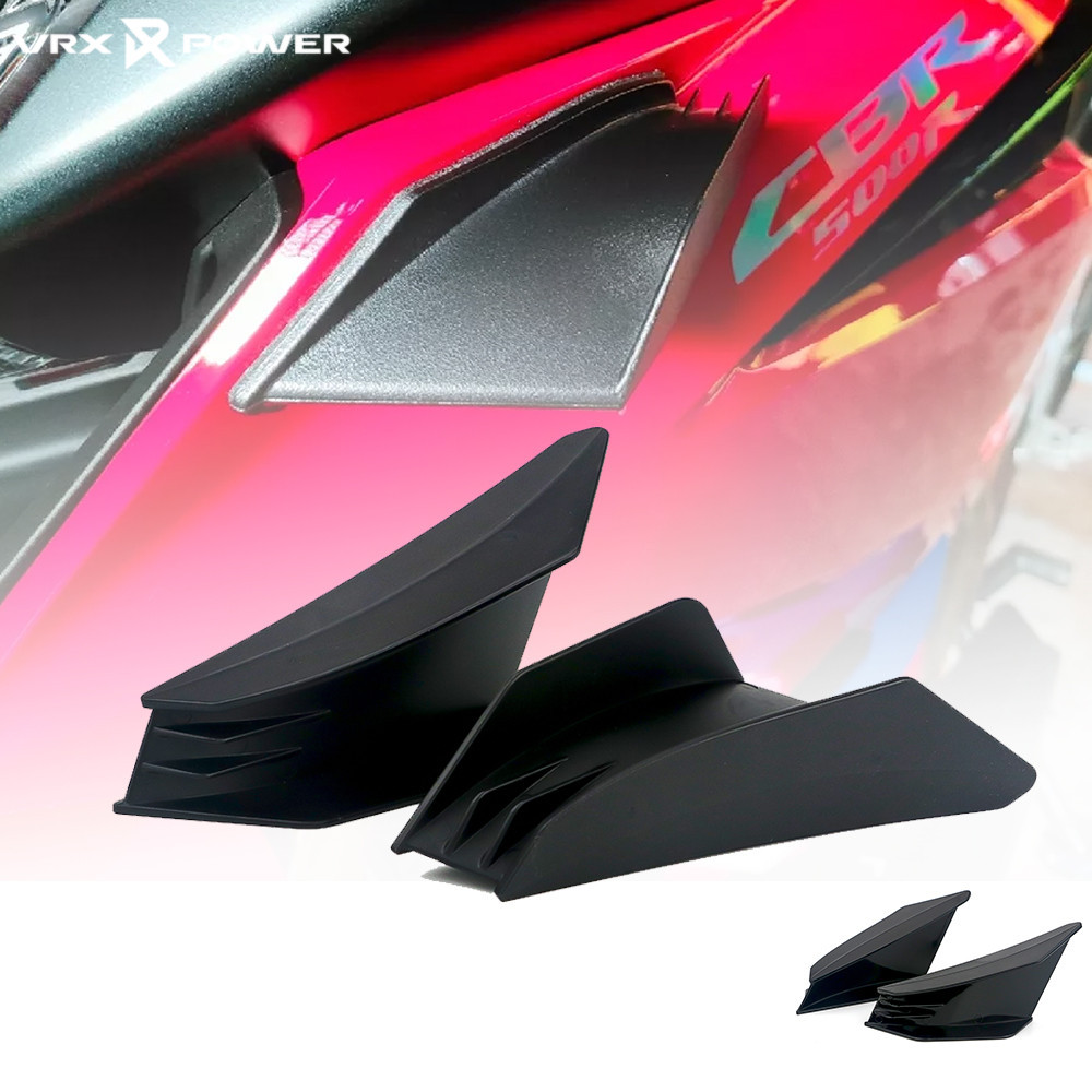 Universal Aerodynamic Wing Motorcycle ABS Front Fairing Airflow Fixed ...