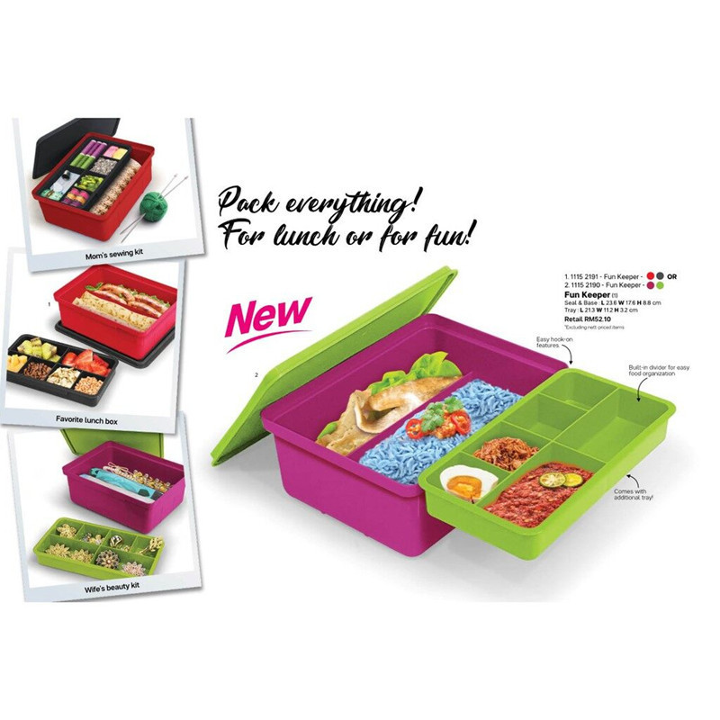 Tupperware Fun Keeper(1pc) | Shopee Philippines