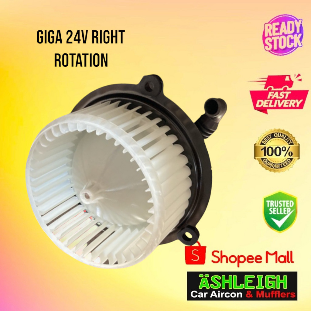 Ashleigh Isuzu Giga 24v RIGHT ROTATION Blower Motor Assembly Car Aircon