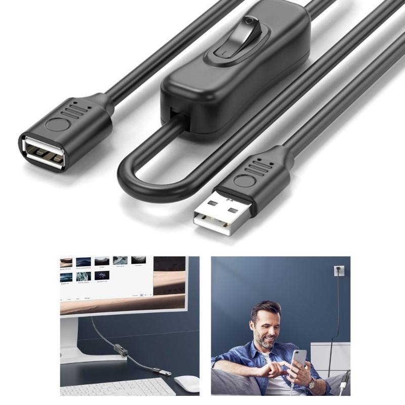 BTF USB 2 0 Extension Cable 480mbps Speed Data Transfer USB Male to ...