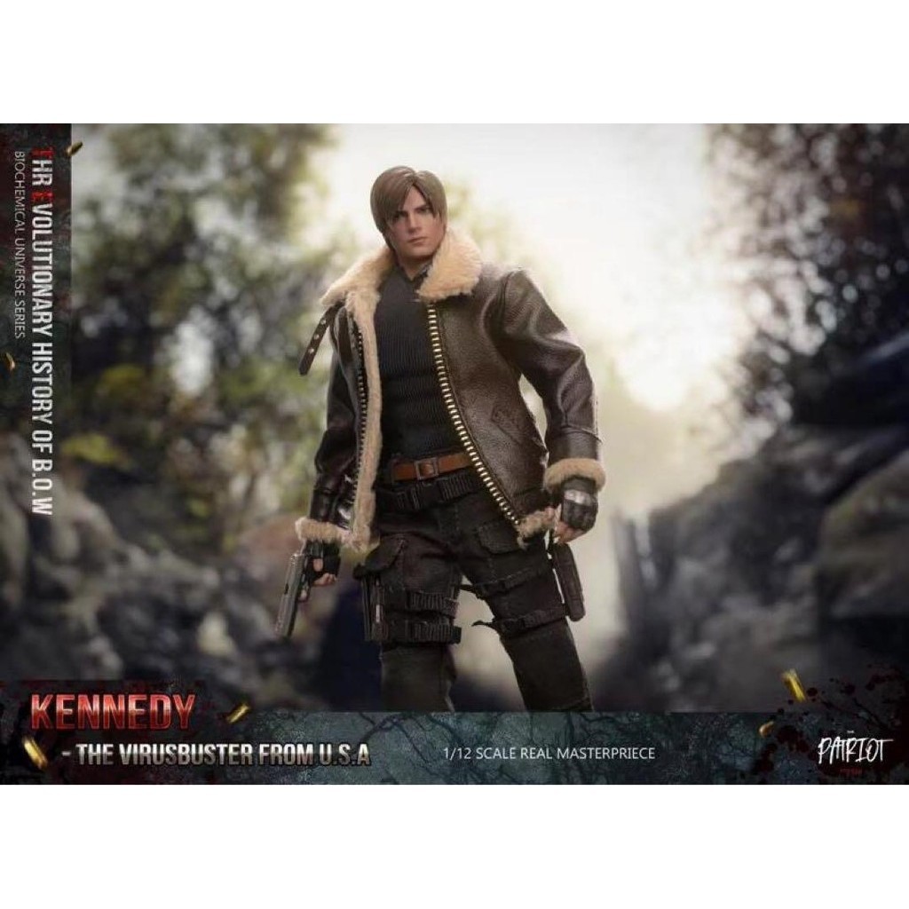 Japanese Fashion Genuine Resident Evil 4 RE4 Leon 1/12 scale action ...