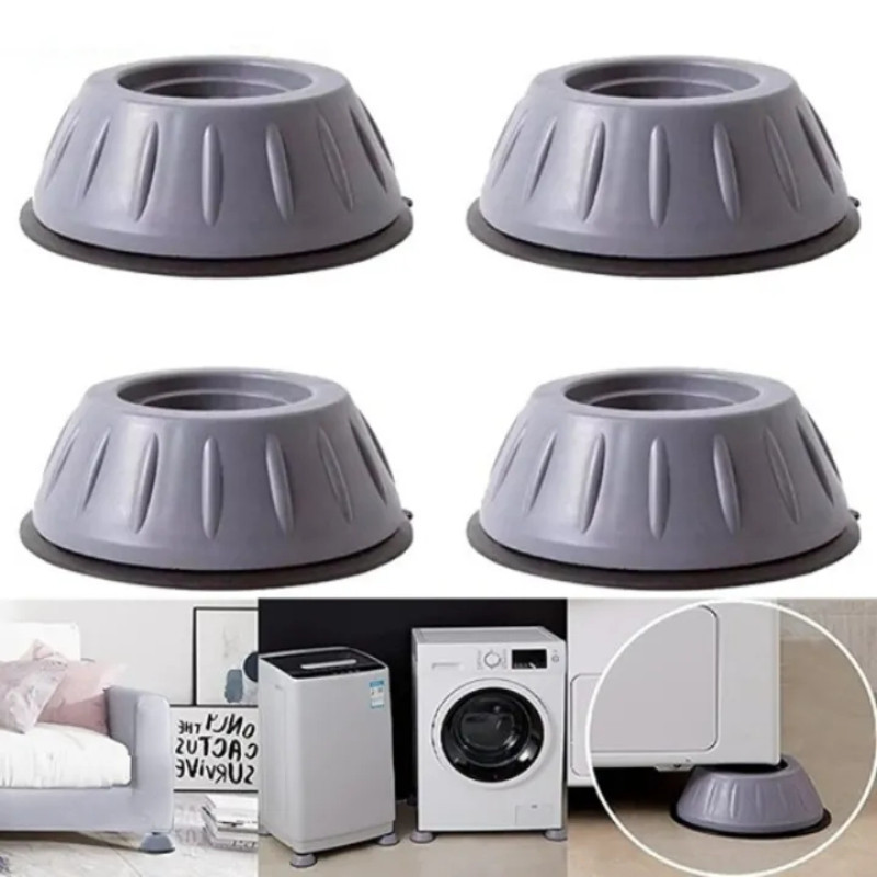 4Pcs Washing Machine Foot Pads Anti-Vibration Washing Machine Stand ...