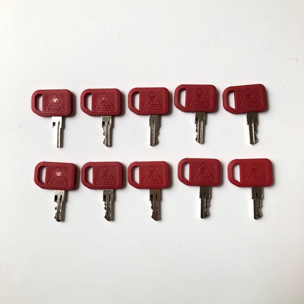 10PCS JDR Key AR51481 AT195302 For John Deere Excavator Grader Dozer ...