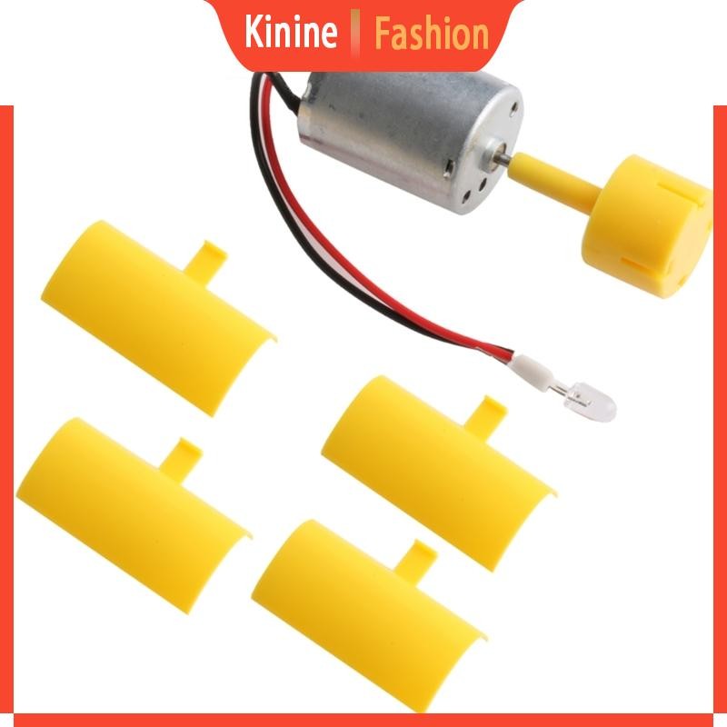 KIN DC Motor DIY Kit Small Motor Micro Wind Turbines Small Motor Blades ...
