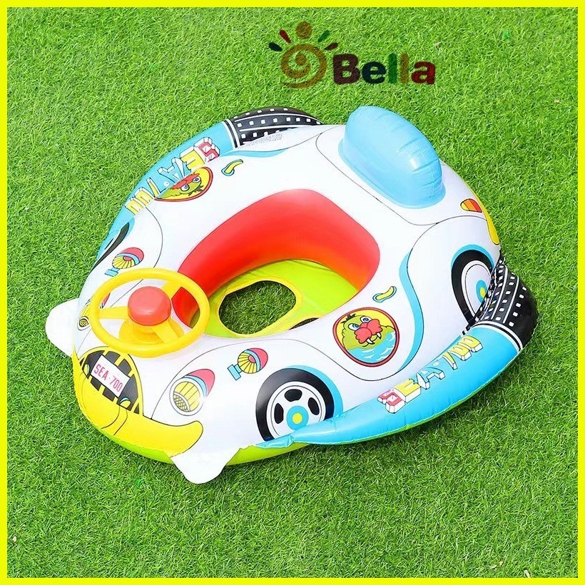 ♞Kids boy girl Salbabida Swimming Ring Car Inflatable Float Swim with ...