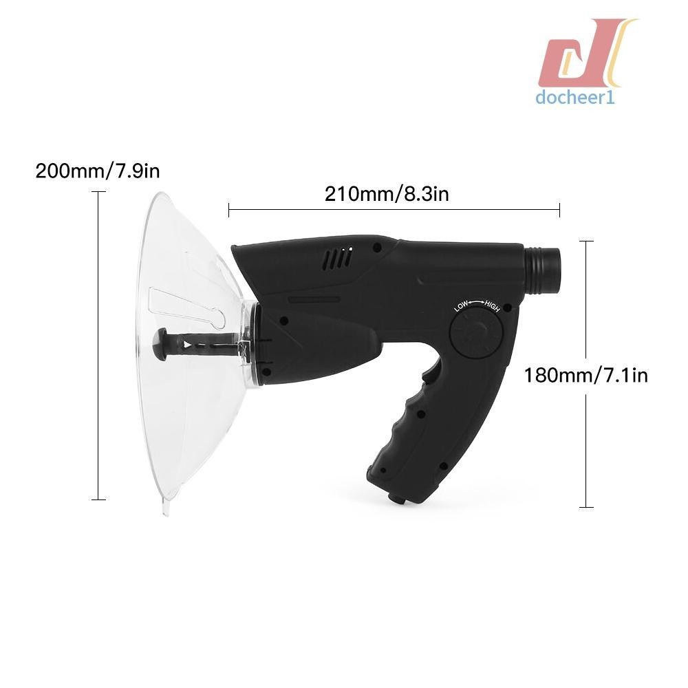 Parabolic Sound Collecting Dish 8X Monocular with Headphone Sound ...