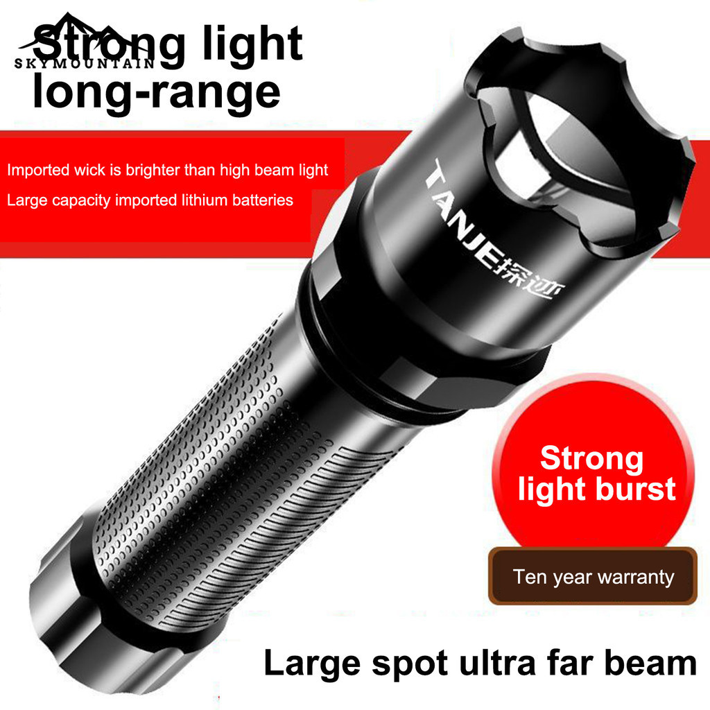 SKYMOUNTAIN Mini Flashlight Ultra-bright High Lumens Long Irradiation ...