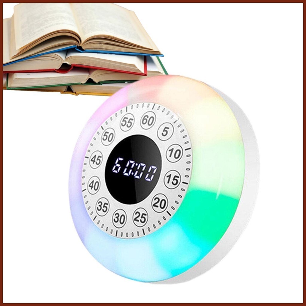 Timer clock small classroom countdown timer usb rechargeable small