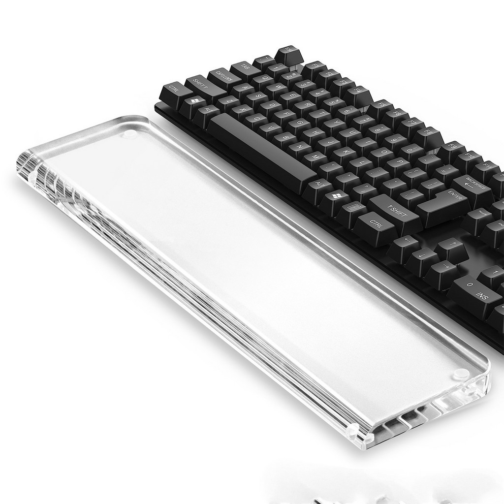 Transparent acrylic mechanical keyboard rest Mouse wrist pad hand palm ...