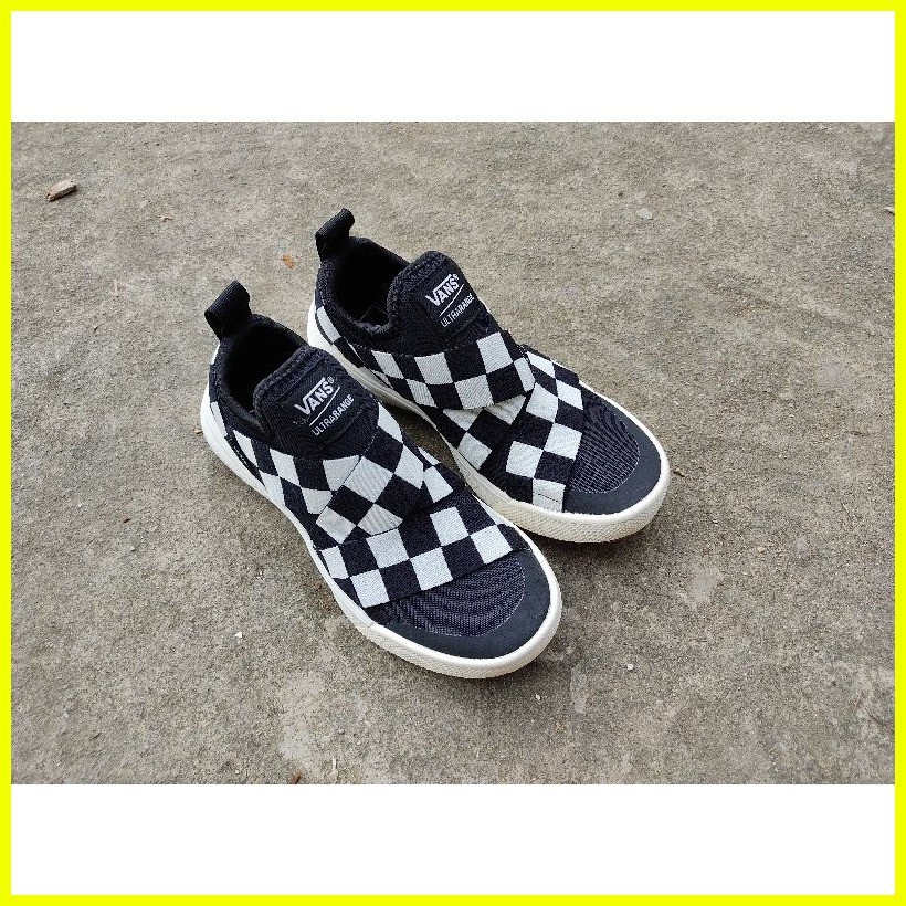 Super Economical Choice Vans UltraRange Mega Check Black White Shopee Philippines