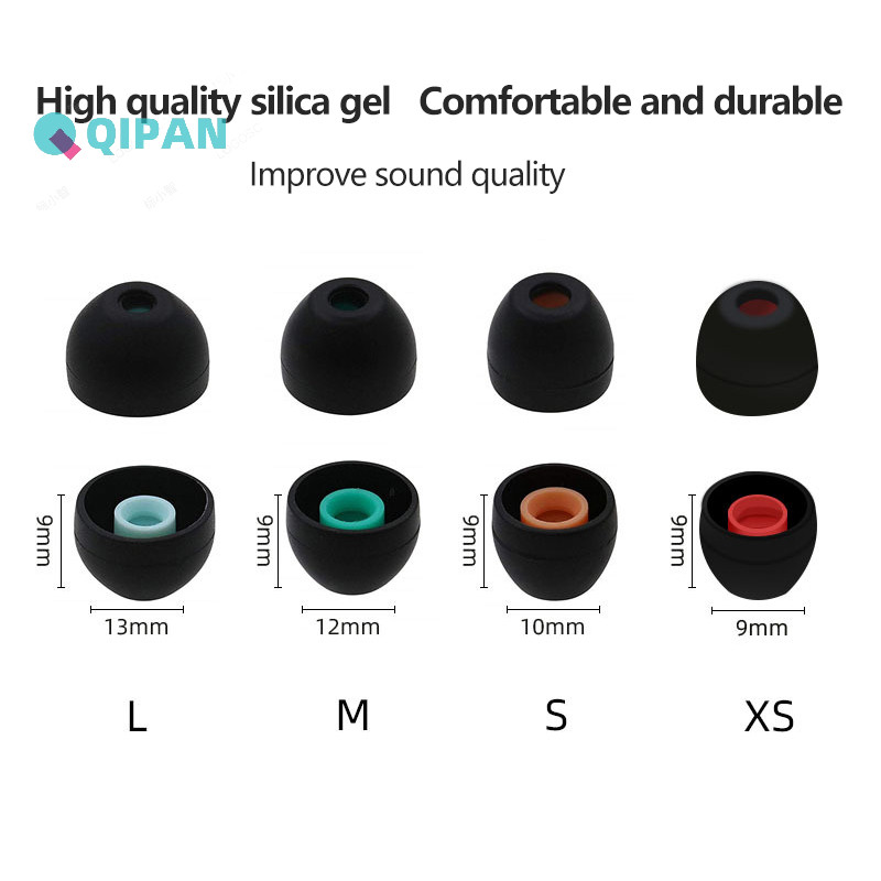 [QIPAN] 1Pairs Ear Tips for Sony WF1000XM4 Soft Silicone Protective Earbuds Antiallergic Ear