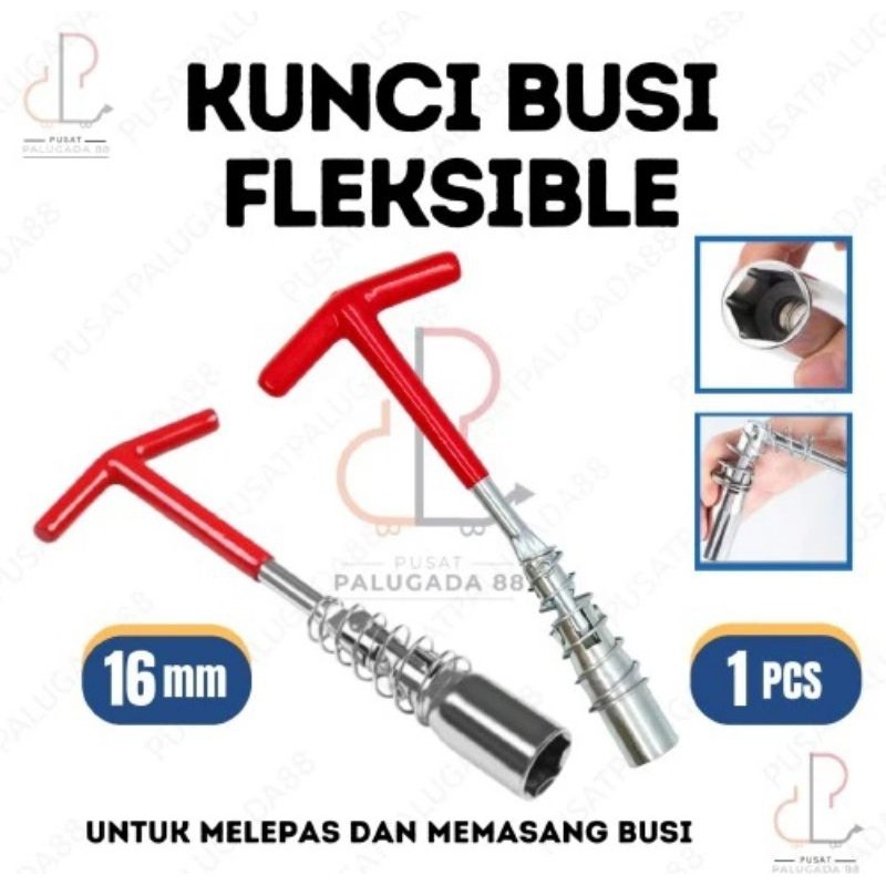 16mm Flexible Spark Plug Wrench Car Motorcycle Spark Plug Wrench