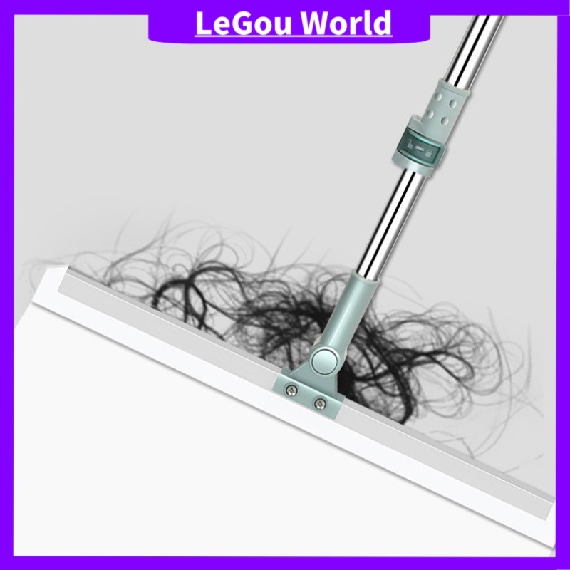 Glass Floor Wiper Rubber Blade Telescopic Rod Scrape Floor Window Wiper ...