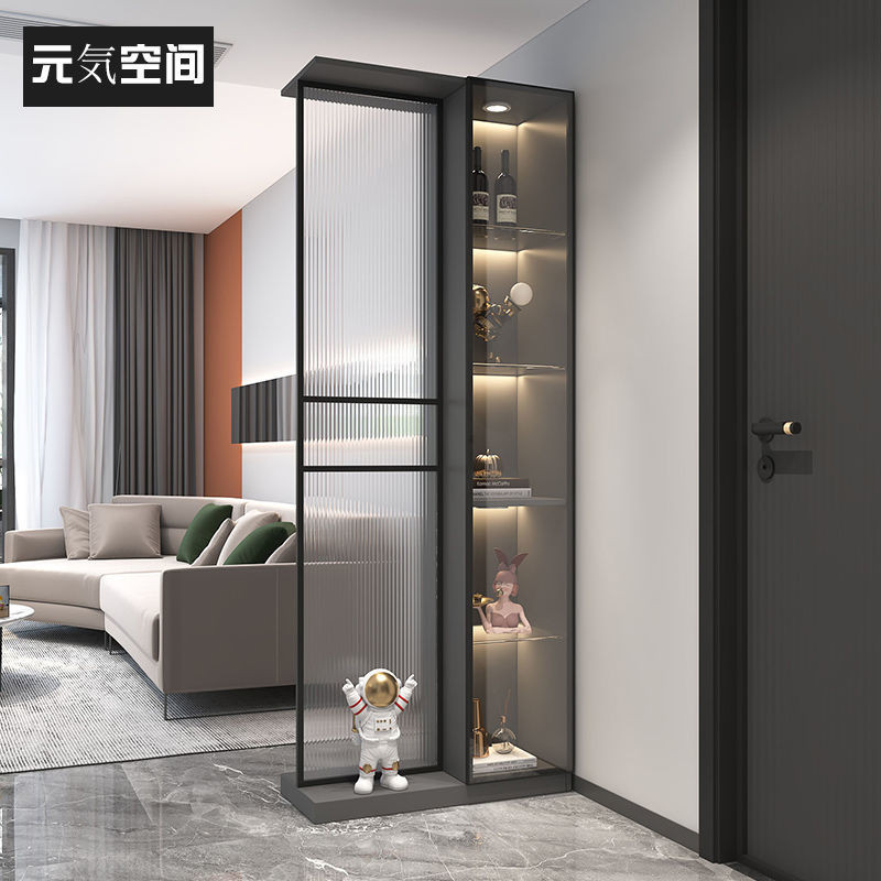 Entryway Shoe Rack and Cabinet Integrated Partition Double-Sided Living ...