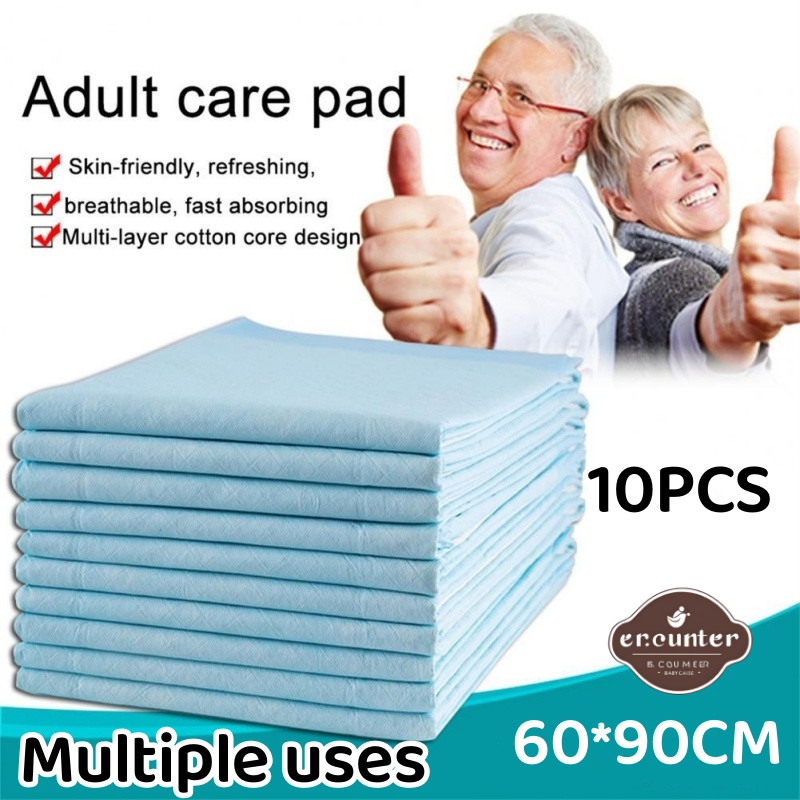 10PCS Underpads For Adults Disposable Pads Elderly Incontinence Diaper ...