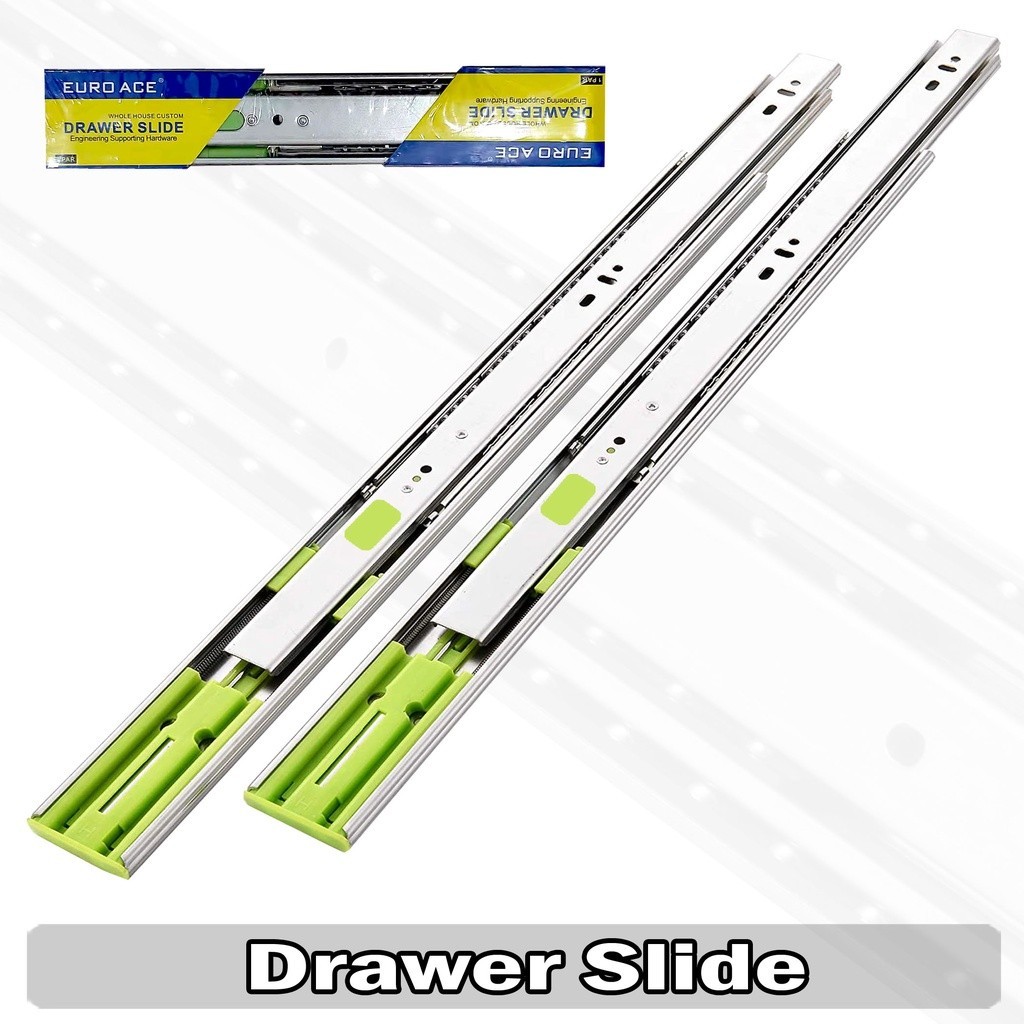 ♞STAINLESS HYDRAULIC SOFT CLOSE DRAWER SLIDE (PAIRS) 10"/12"/14"/16"/18