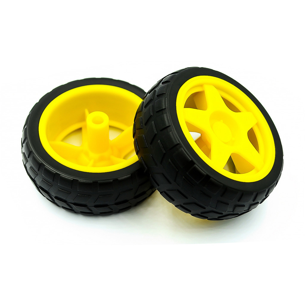 Rubber Wheels/Robots/Tracking Patrol Car Accessories Smart Car Tire Chassis Wheels 40G Shopee