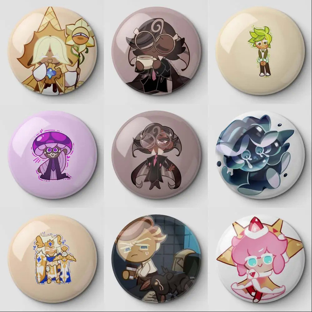 Cookie Run Espresso Pure Vanilla Kingdom With Soft Button Pin ...