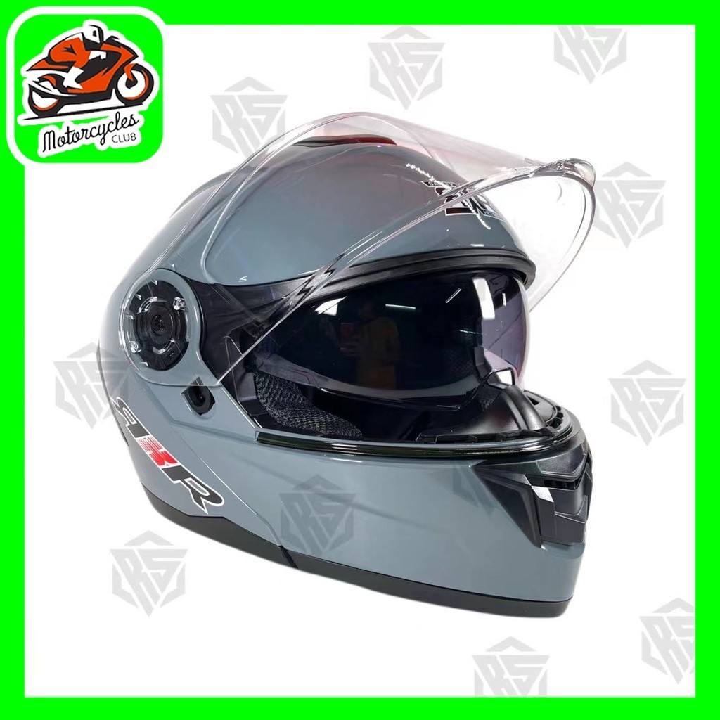 MOTORCYCLE RXR FULL FACE HELMET MODULAR DUAL VISOR 691B-F1 [HURRICANE ...