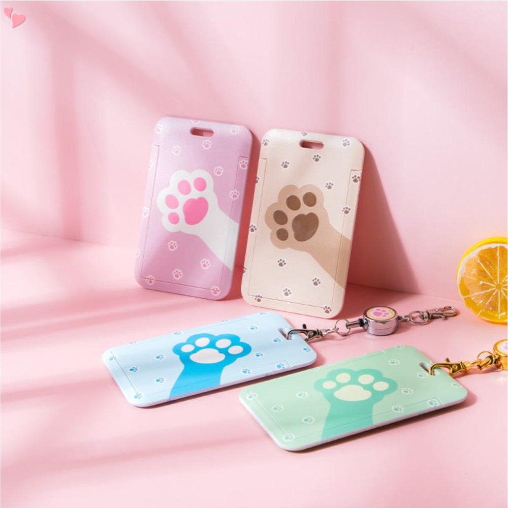 Campus Card Bus Card Holder Metal Luggage Bag Buckle Design Stretchable ...