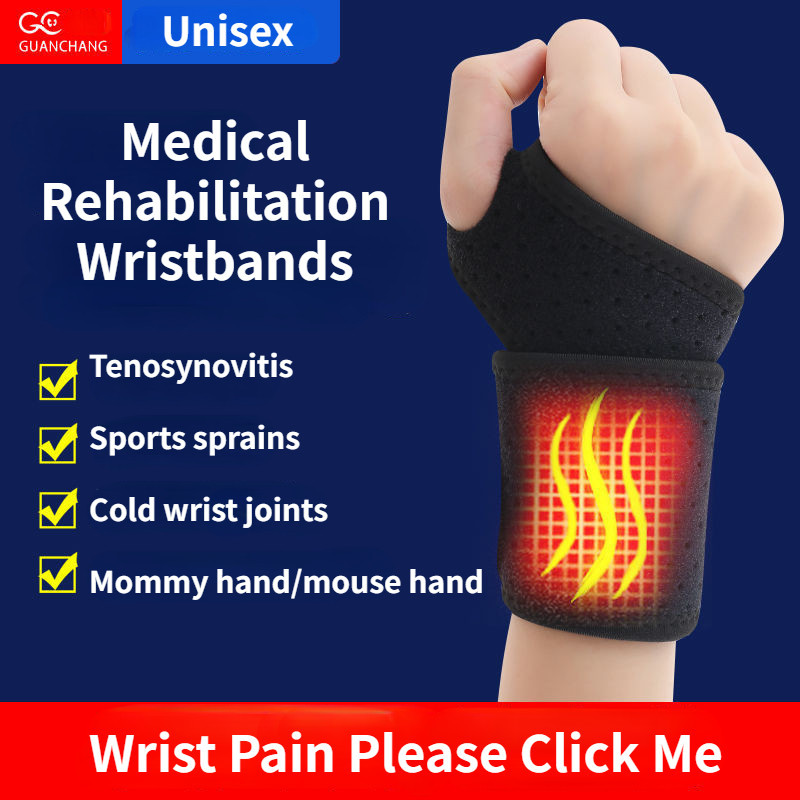 1 Pair Wrist Brace for Tenosynovitis Wristbands Sprained Medical