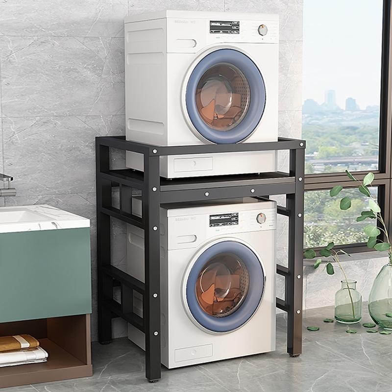 Freestanding Washing Machine Rack for Home Use, Balcony Double-Layer ...