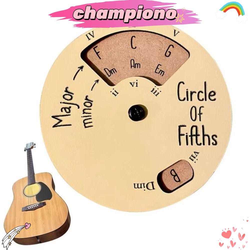 CHAMPIONO Wooden Melody Tool, Musical Instruments Learning Tool Chord ...