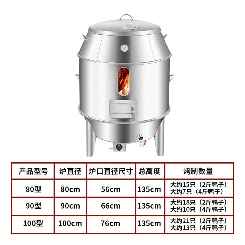 Gas and Charcoal Dual-use Duck Roaster Automatic Rotating Cooking ...