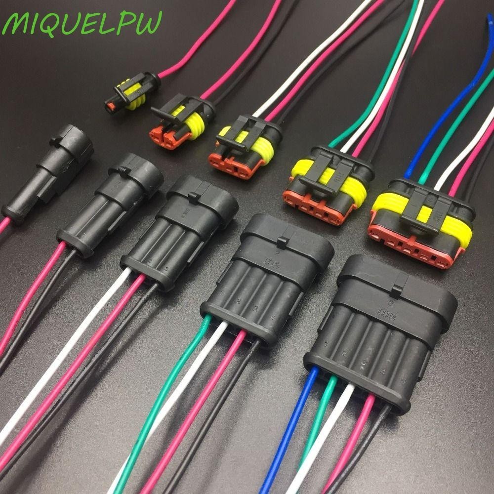 Miquelpw Automotive Electrical Wire Line Docking Male Female Male Female Cable Terminal Plug 