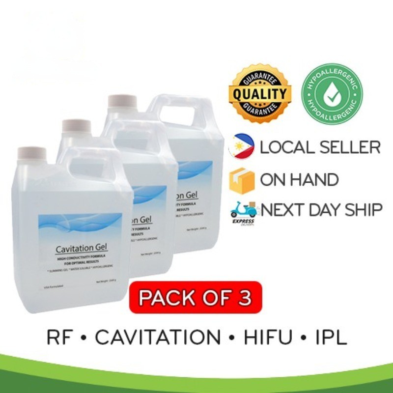 Gel De Cavitation TECNOVITA By BH YSG05 - 5 Litres - Conducteur Ultrasons Pour Appareils Minceur