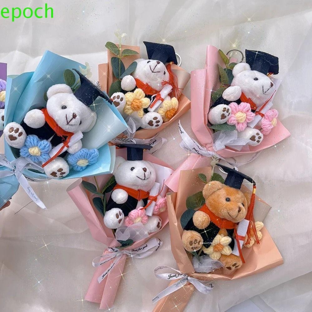 EPOCH Little Bear Crochet Bouquet, Graduation Season Graduation ...