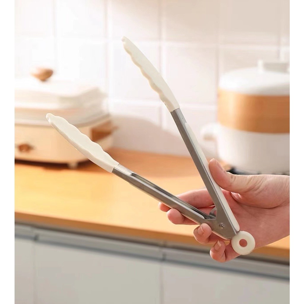 Silicon Tong Silicone Food Clip High Temperature Barbecue Food Clip ...