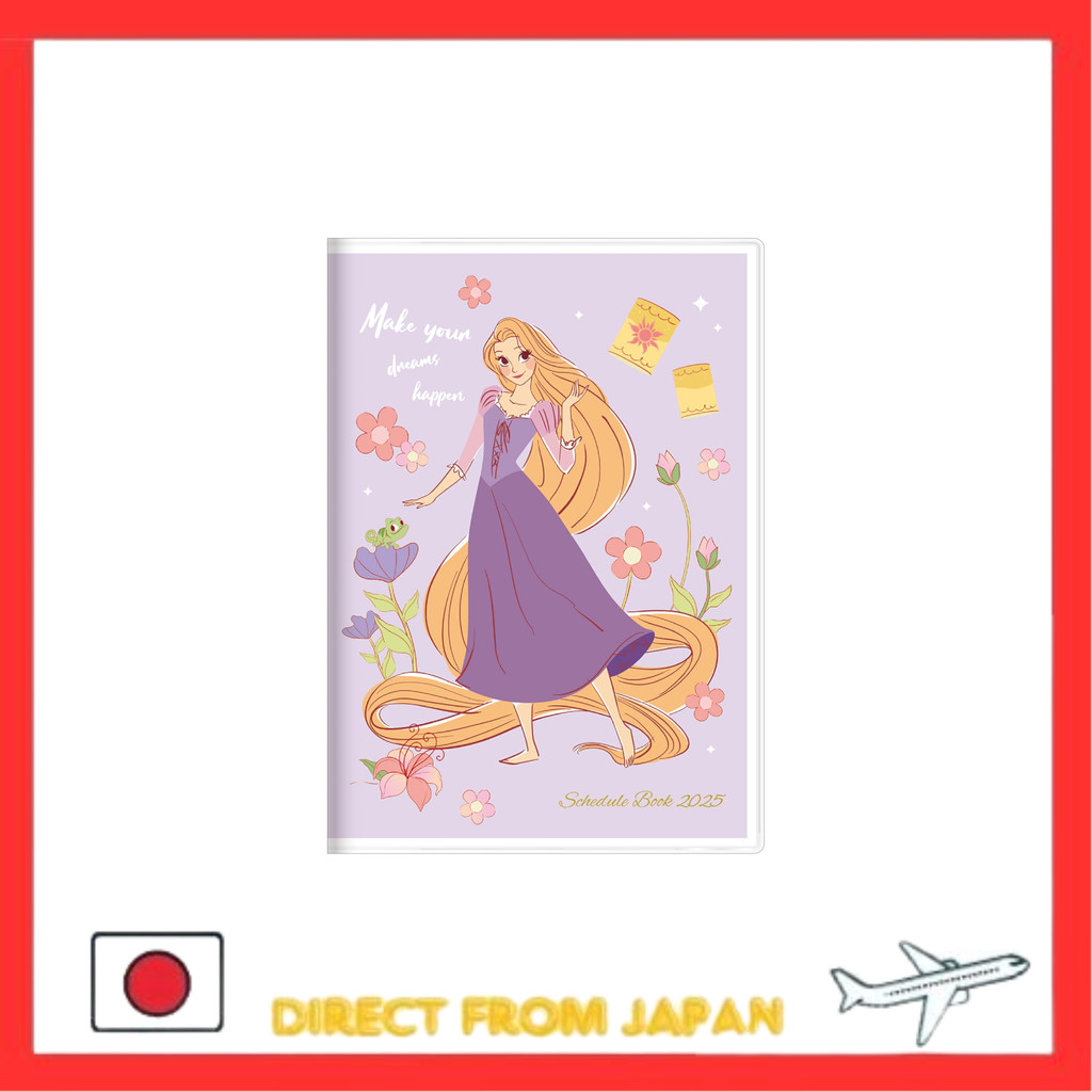 Sunstar Stationery Disney 2025 Notebook Monthly B6 Rapunzel S2958112 ...
