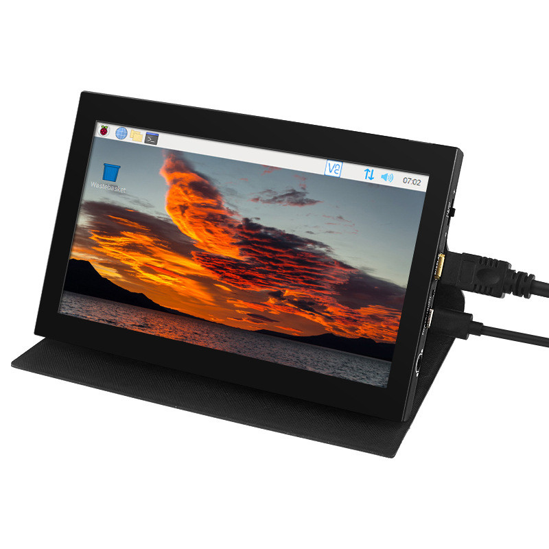 Monitor 7 inch HD 1024x600 Raspberry pi Display with Case Cortical ...