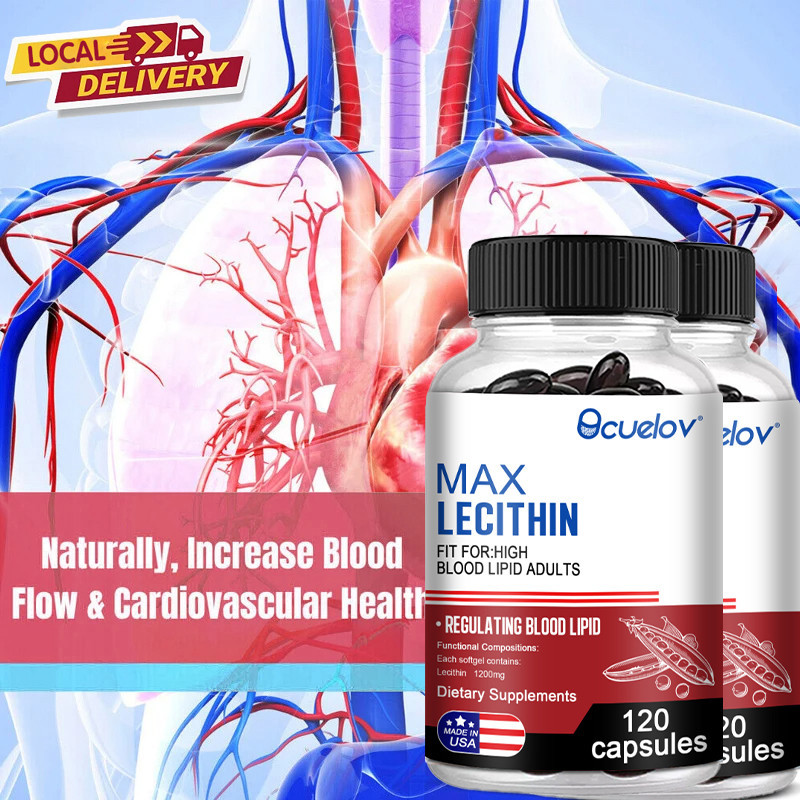 Bcuelov Lecithin Supplement Lowers Cholesterol, Promotes Healthy