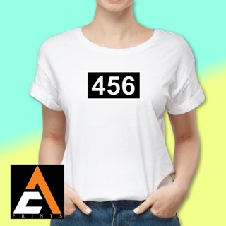 AC Prints Shirt Squid Game Number 456 t shirt Statement T shirt (UNISEX ...