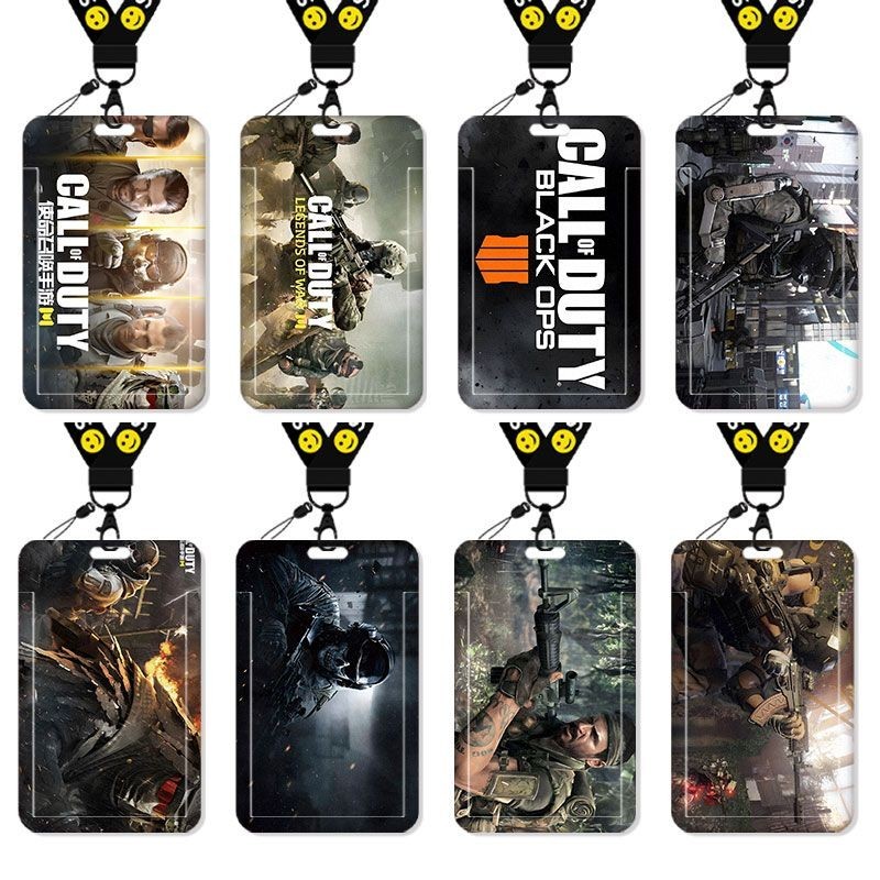 19cod War Zone 20 Call of Mission Card Holder Food Card Campus Card Bus ...