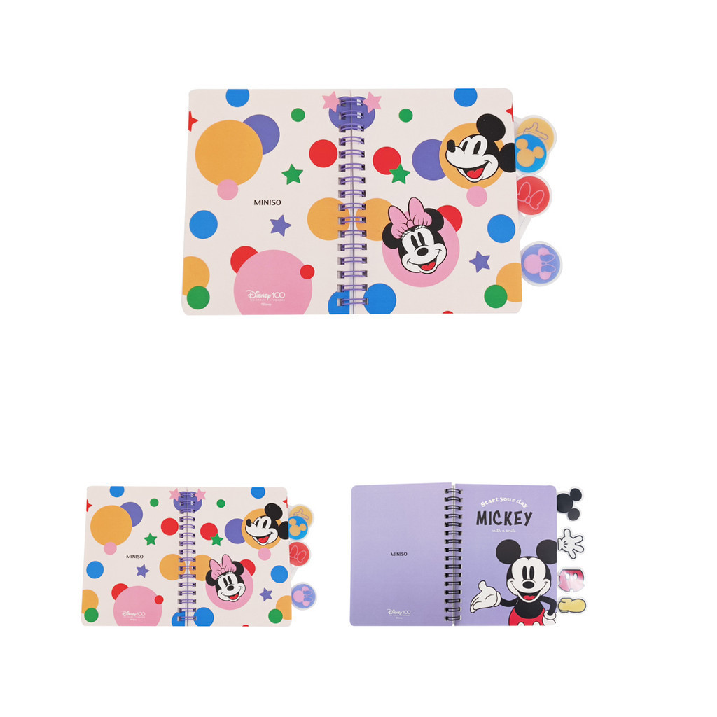 MINISO Disney 100 Celebration Collection A6 Wire-bound Book 64 Sheet ...