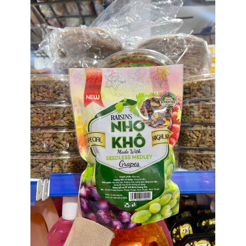 Raisins, American Green Grapes Pack 250g/400g [product chat luong ...