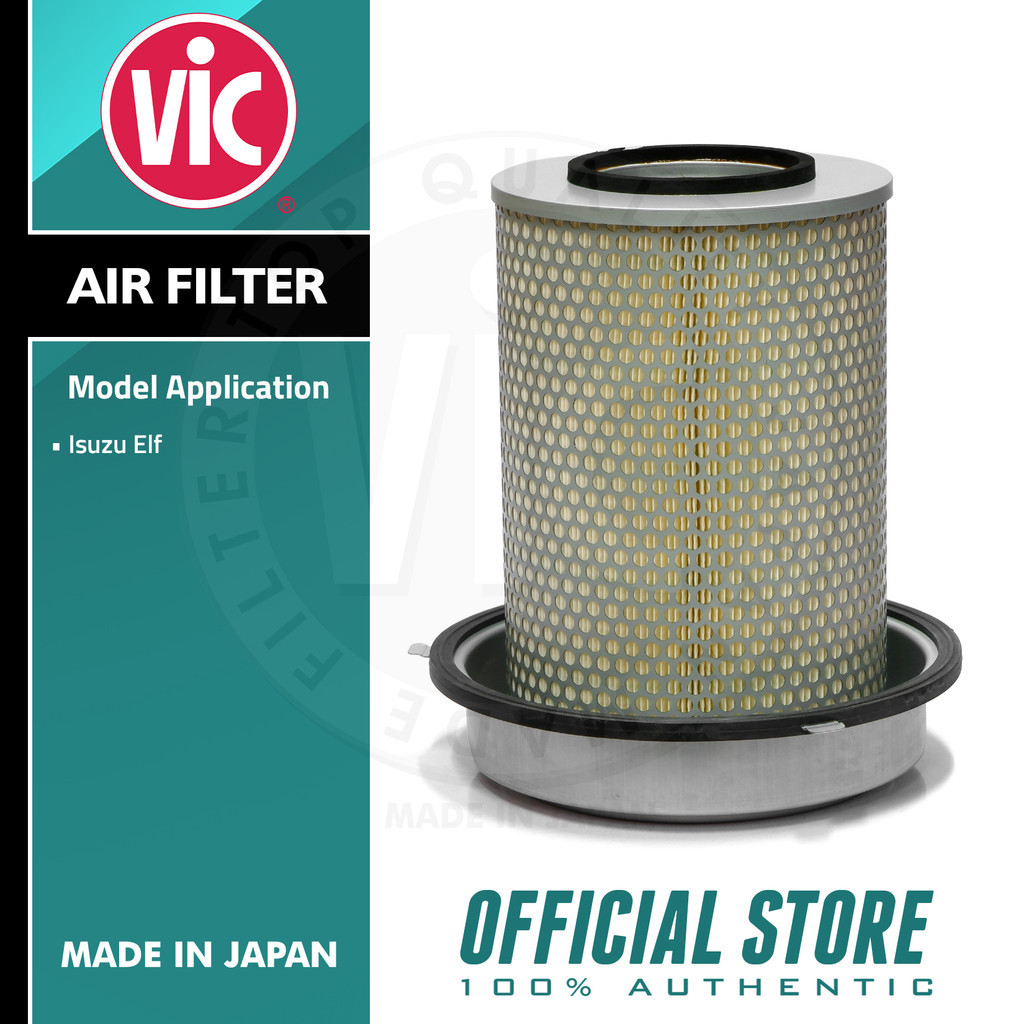 VIC Air Filter A-519 for Isuzu 4HF1/4HG1/4JH1 (A519J) | Shopee Philippines