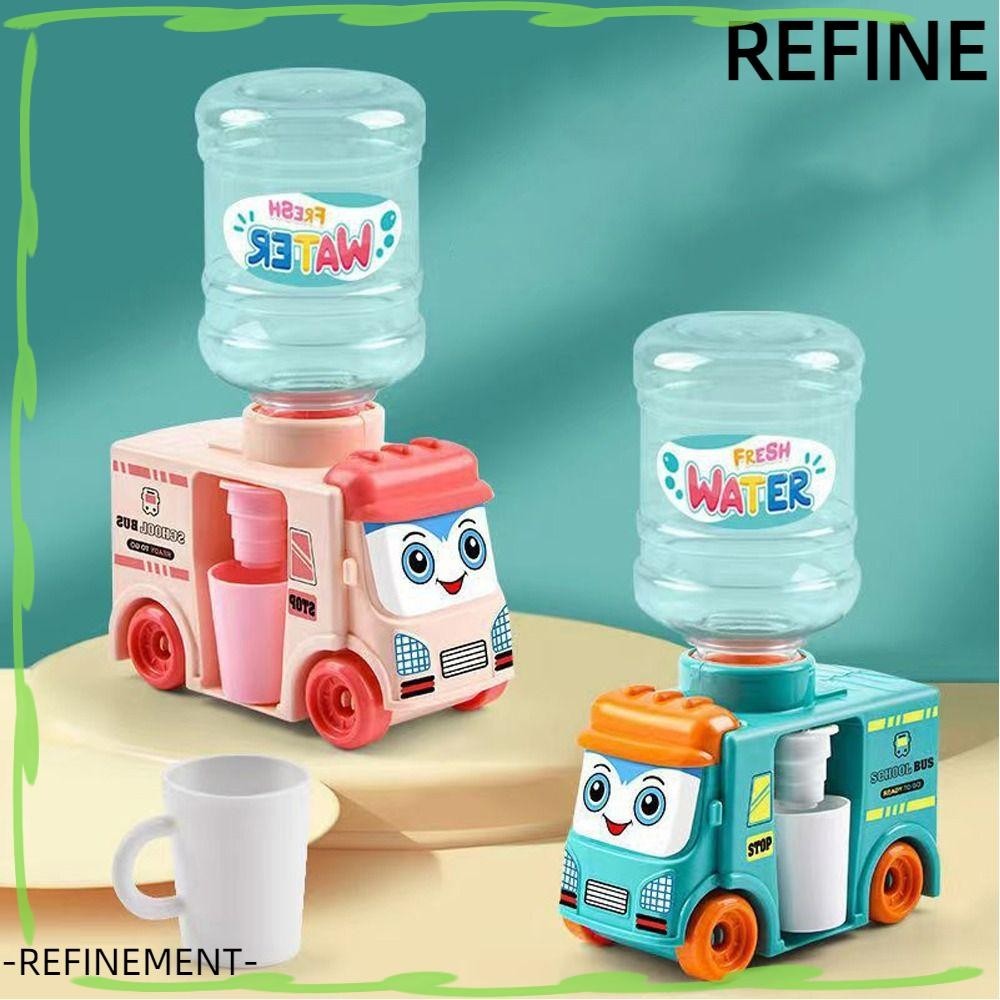 REFINEMENT Mini Water Dispenser, Plastic Hand Press Water Bottle Pump ...