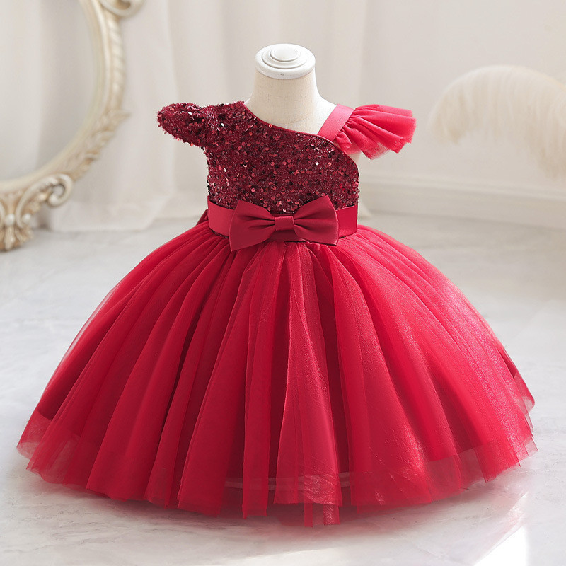 Baby Birthday Dress Baby Girl 1st 2nd 3rd Birthday Tutu Dress With Headband  - Cake Smash Outfit, Tulle Party Dress Set Toddler Princess Party Dress  With Headband