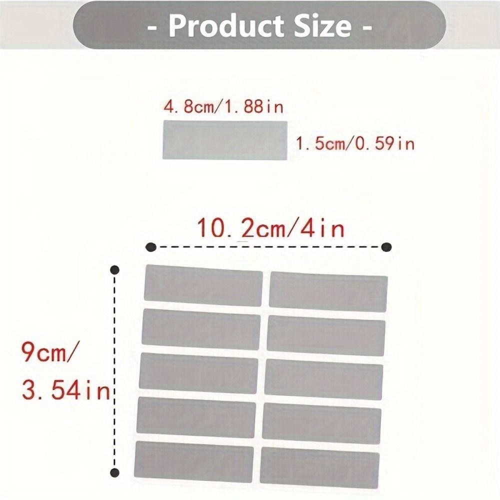 FENGCY 100pcs Scraping Stickers Scratch Cards, Rectangular Creative ...
