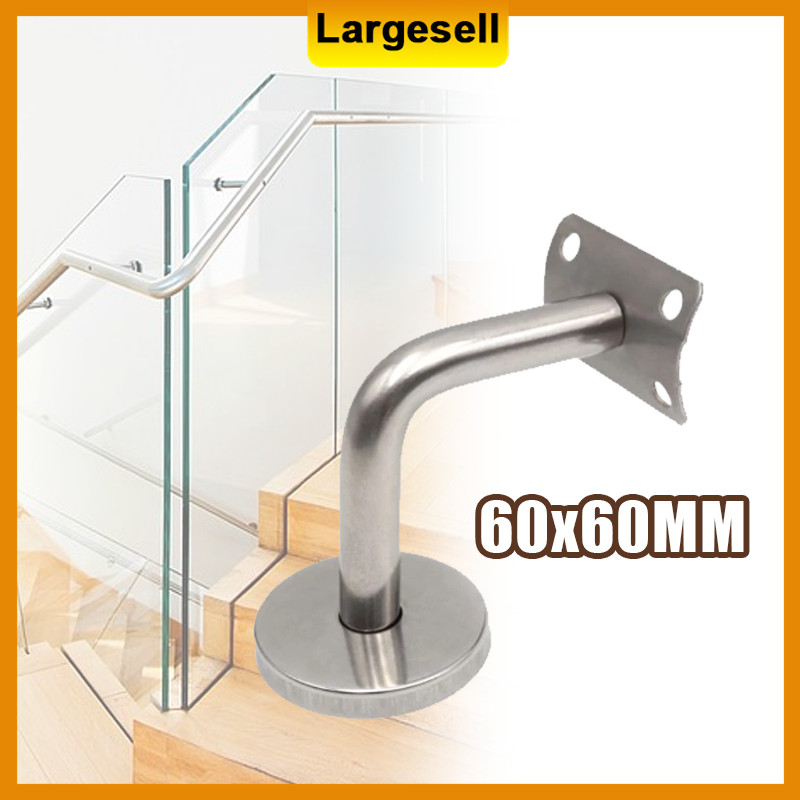 304 Stainless Steel Glass Handrail Bracket Stairs Railings Bracket ...