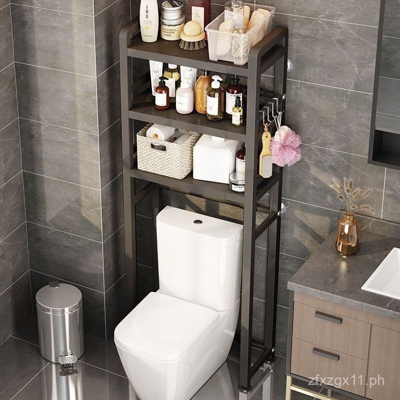 Expandable Toilet Storage Rack Bathroom Floor-standing Multi-layer Drum ...