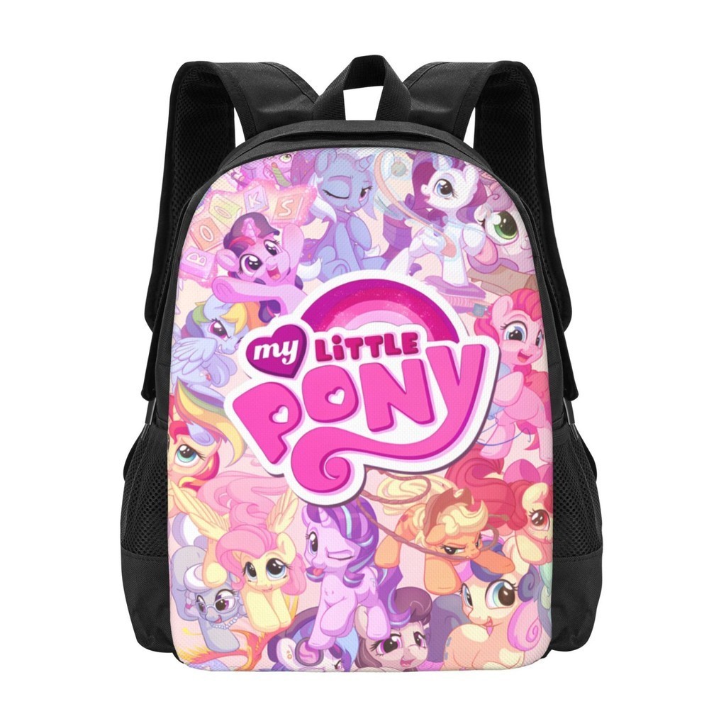 My Little Pony Backpack for Girls and Boys Schoolbag Children Bookbag ...