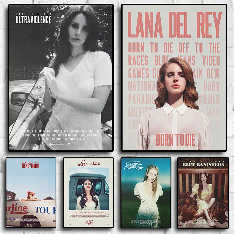 Lana Del Rey Hot Music Album Poster Painting Art Home Wall Decoration ...