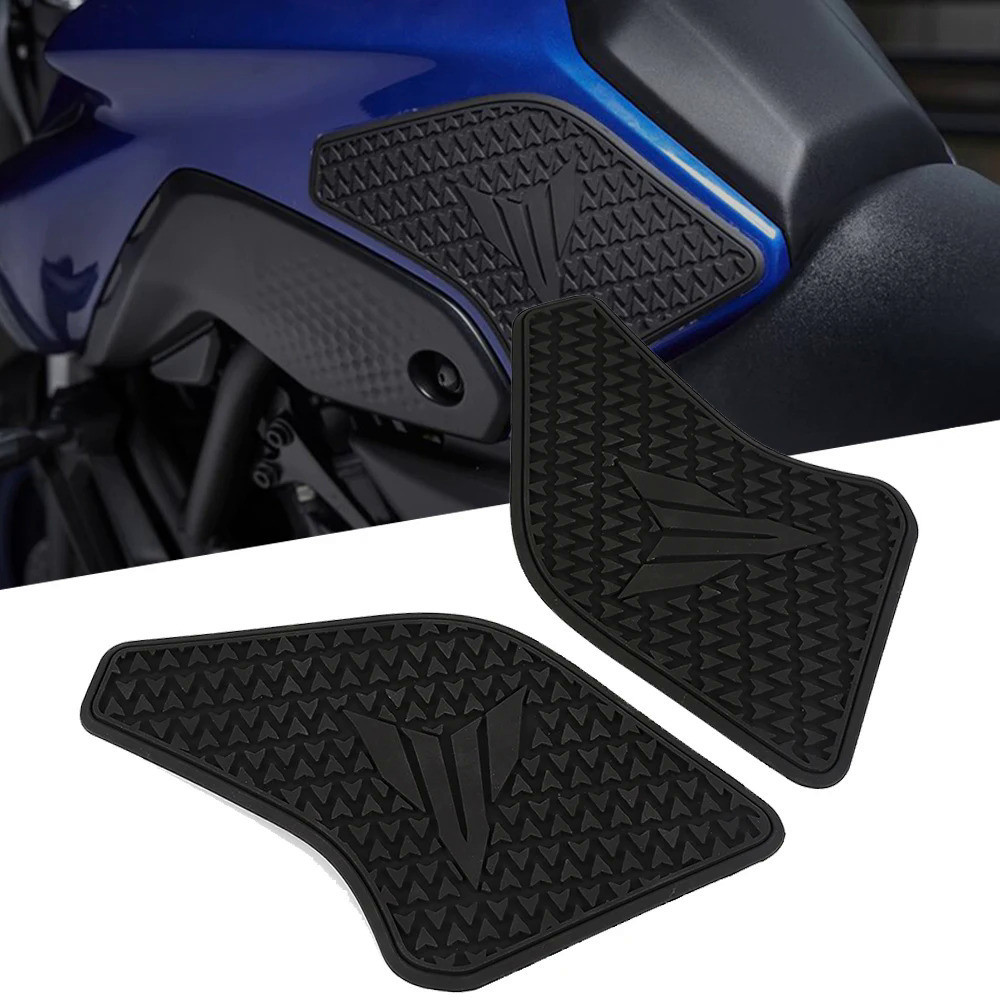 MT07 2021 Motorcycle Accessories Non-slip Side Fuel Tank pad Tank Pads ...