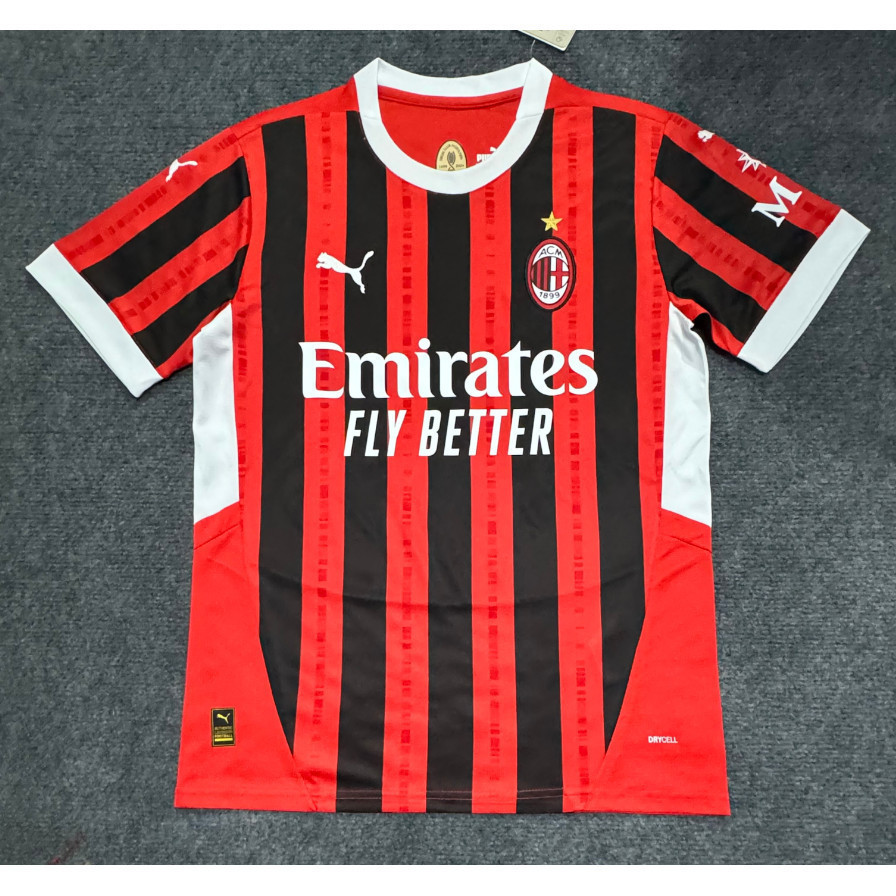 Fan 2024 2025 AC Milan Home Football Jerseys | Shopee Philippines