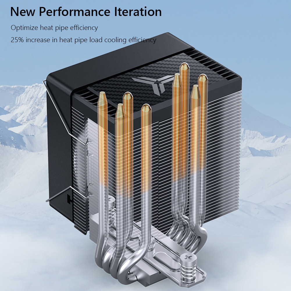 [miaon.ph] ARGB CPU Cooler 4 Heat Pipe 9cm Mute Cooling Fan for INTEL ...